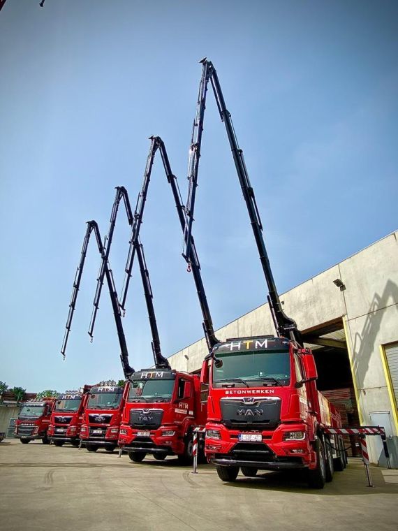 Een modern machienepark